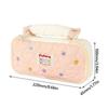 Soft Touch Pen Bag Partitioned Storage Stationery Organizer Cartoon Stationery Pouch  School Office