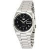 Seiko 5 Automatic Black Dial Stainless Steel Mens Watch SNK063J5 Silver Tone Dress
