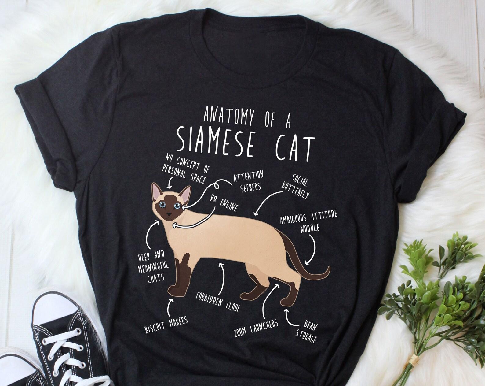 Siamese Cat Shirt, , , Funny Cat Lover Gift, Cute Pet T-shirt, Siamese Lover Tshirt, Siamese Cat Tee, Siamese Mom, Dad, Animal 160