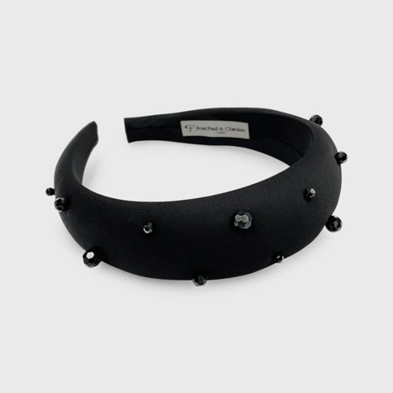 Jean Paul Clarisse Volume Black Crystal Point Hairband LFHB0724