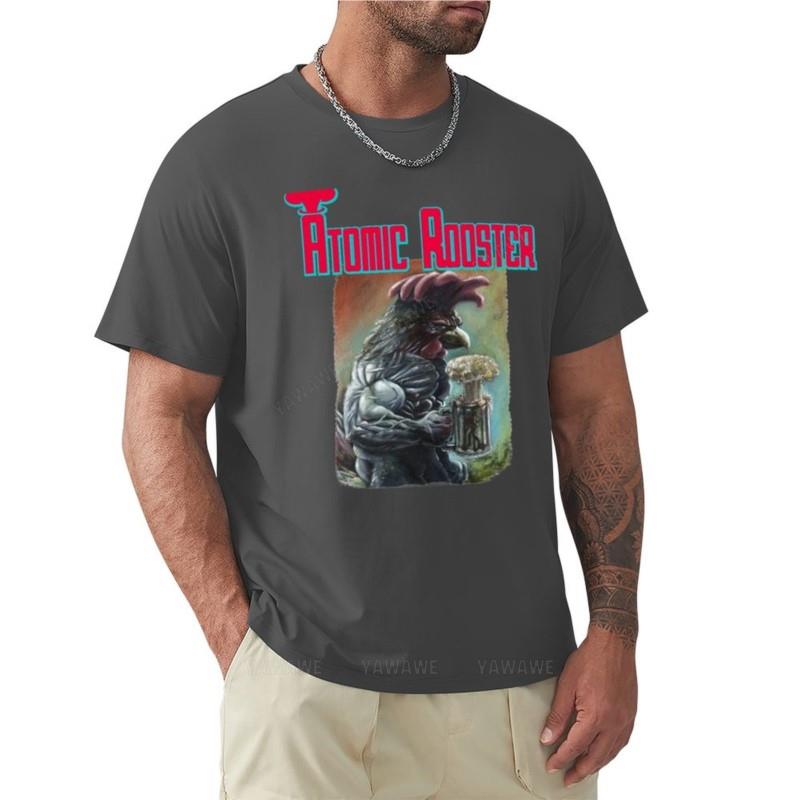 

mens tshirts cotton teeshirt ATOMIC ROOSTER TShirt blank t shirts anime plain tshirt mens funny t shirts 4XL