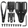 Tactical Drop Leg Pistol Holster Platform Universal Gun Holster Low Ride Adapter Base Thigh Strap for Hunting