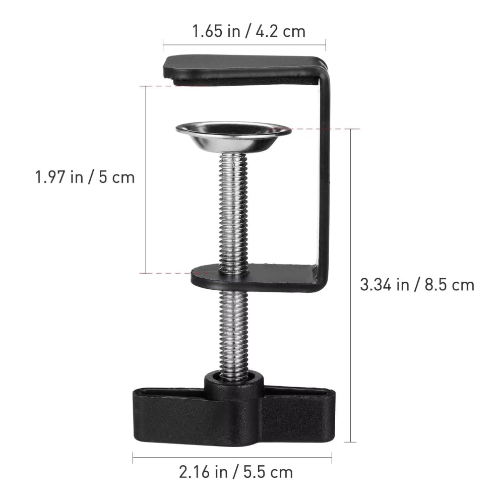 HRYLXH Multifunctional Clamp for Small Adjustable Clamp Sturdy Stand Base Small Sturdy Base Clamp Fitting of Woodworking, Vise, G-shaped Fitting,