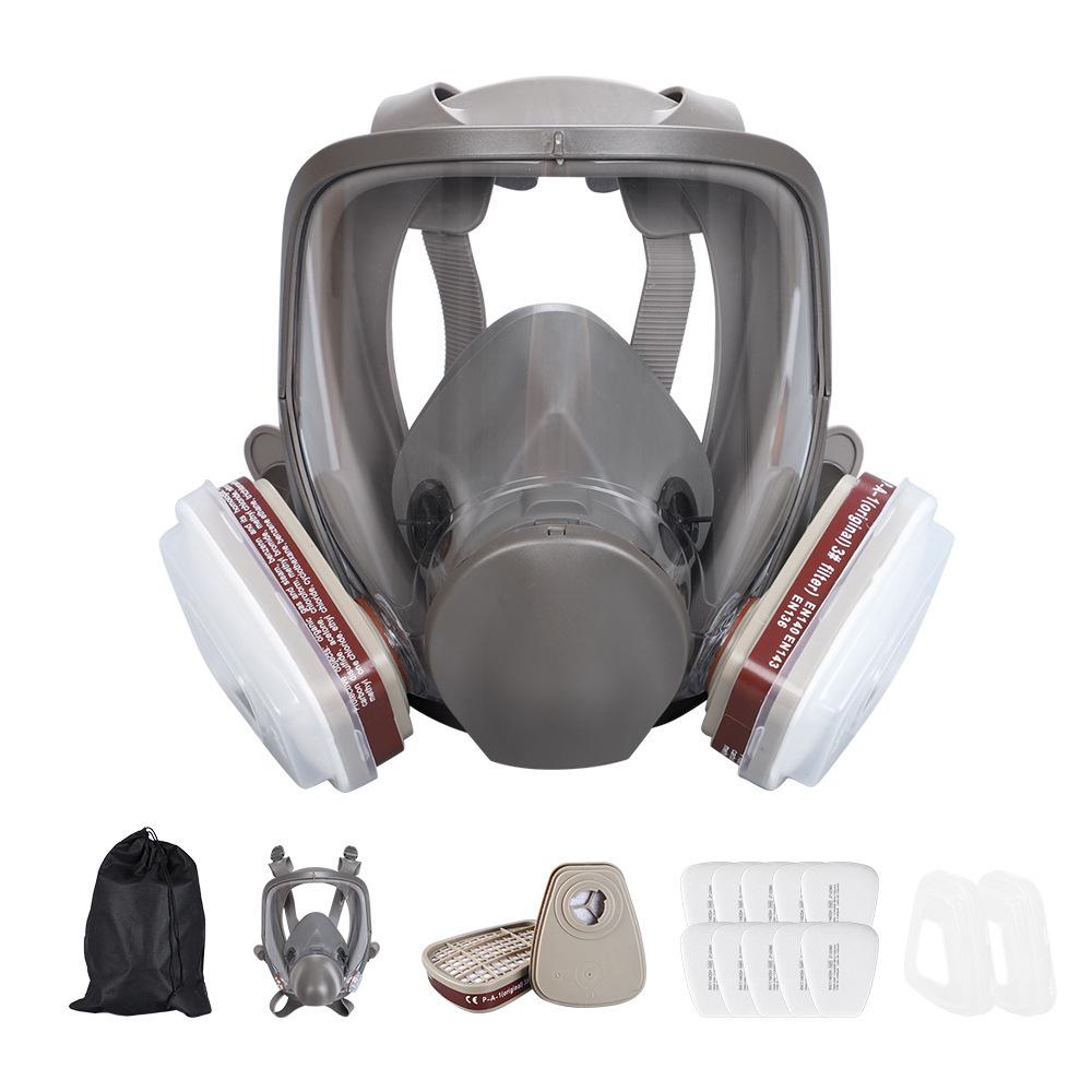 6800 Stijl Beschermend Gasmasker voor Spuitverf, Pesticiden, Chemicaliën, Decoratie en Formaldehyde