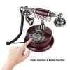 Retro Vintage Wired Corded Telephone Landline FSKDTMF Telephone Line Powered Hotel Office Home