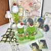 Retro Japanese-style K63 Showa-era Decoration Green Apple Soda Jelly Keychain Resin Finished Product Photo Prop Room Decoration