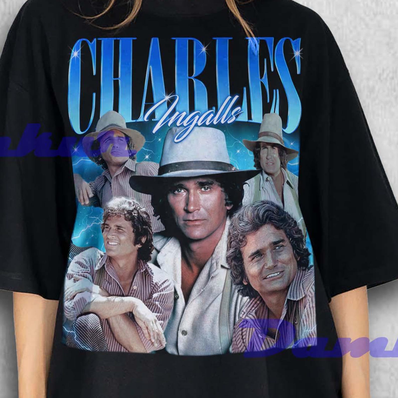 Charles Ingalls Shirt, Charles Ingalls Retro T-shirt, Michael Landon Fan Tees, Michael Landon Merch, Charles Ingalls Vintage Tee, Christmas 4XL