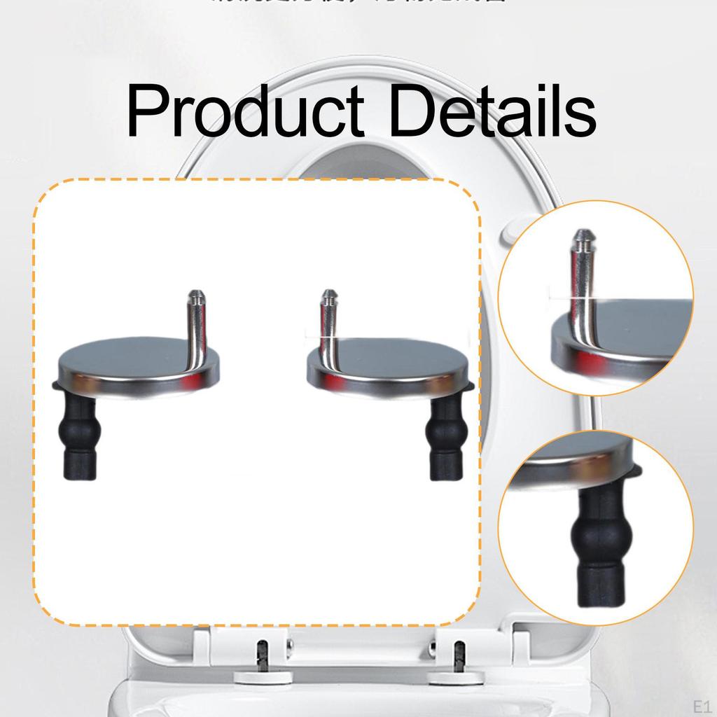2 Pieces Quick Release Top Hinge Fixings Spare Parts, Soft Fitting for Home