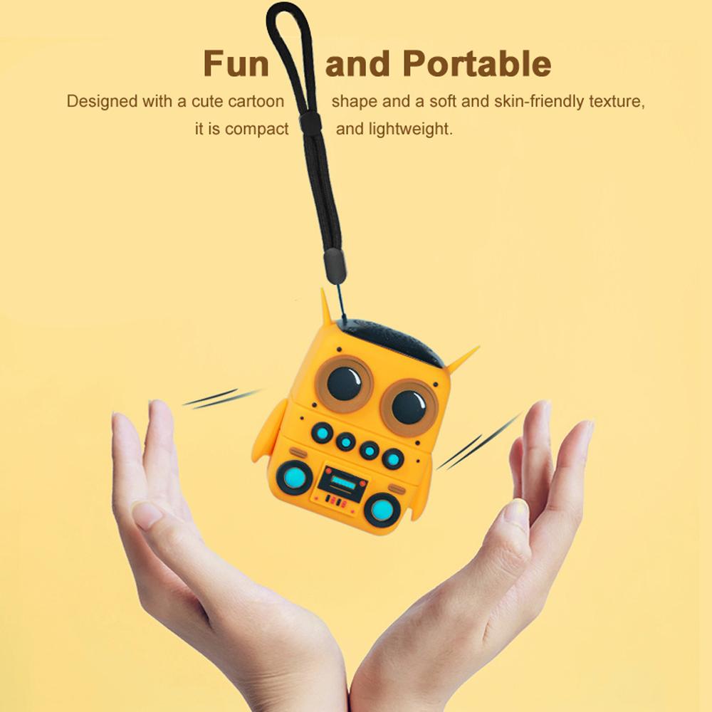Cartoon BT Speaker Portable Wireless Speaker Stereo Sound Waterproof Support BT/FM/TF Card for