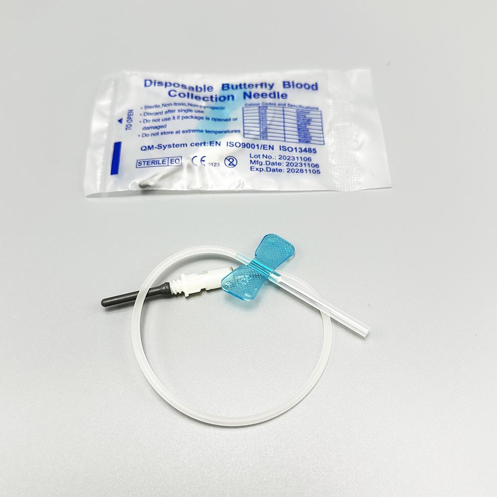 50-500 Pieces Disposable Butterfly-Type Blood Collection Needles Double-Wing Blood Sampling Needles for Pets Dogs and Cats