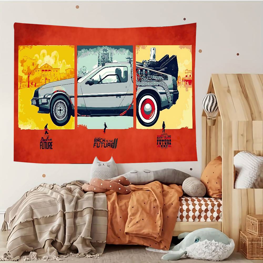 BBack To The Future Tapestry Customizable Tapestries Of Various Styleswall Hangings Celebrity Photo Printingwall Hangings