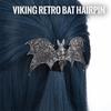 Vintage Gothic Hair Barrette Bat Shape Halloween Hair Accessory New Bat Hair Clip  Women