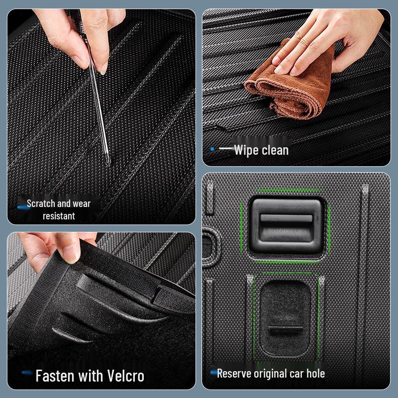 TPE Dirt-Proof Trunk Mat for Ideal Mengshi M817 (Fits 25 Models)