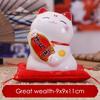 4,5 Inch Keramische Maneki Neko Gelukskat Spaarpot Muntpot Huisdecoratie Ornament FENG SHUI Beeldje