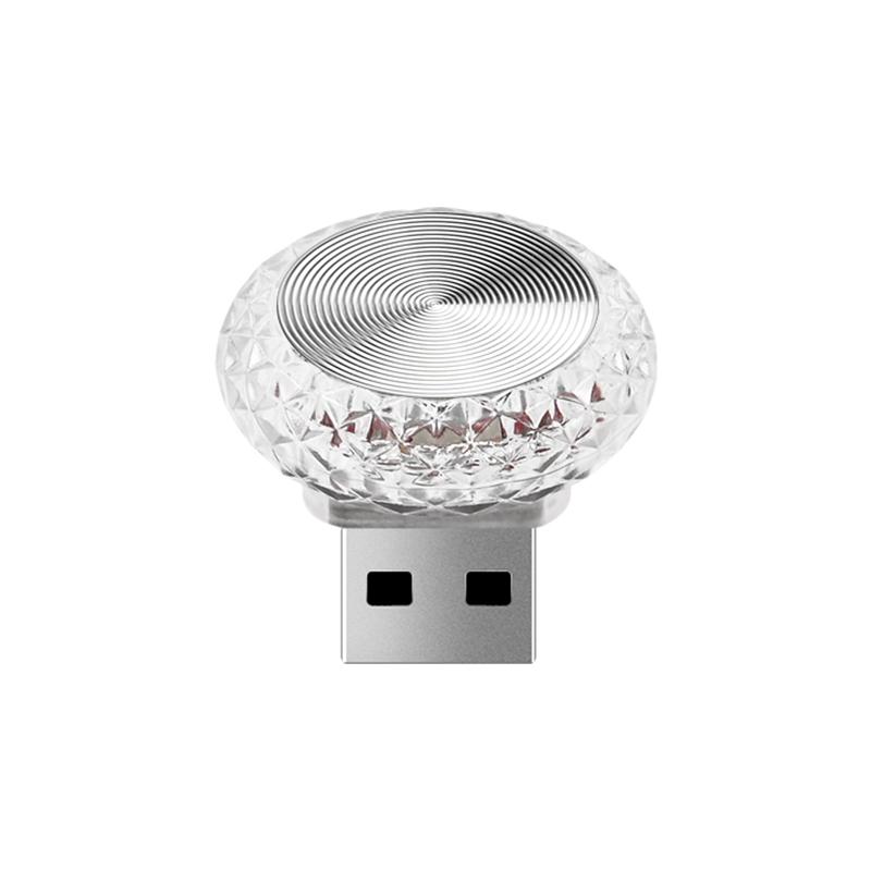 Car USB Ambient Lights Portable Mini LED Atmosphere Lamps Interior Decorative lights for car and Computer, Environment Lighting