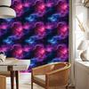 Watercolor Galaxy Wallpaper, Navy Blue and Violet, Plum Background, 50x1000