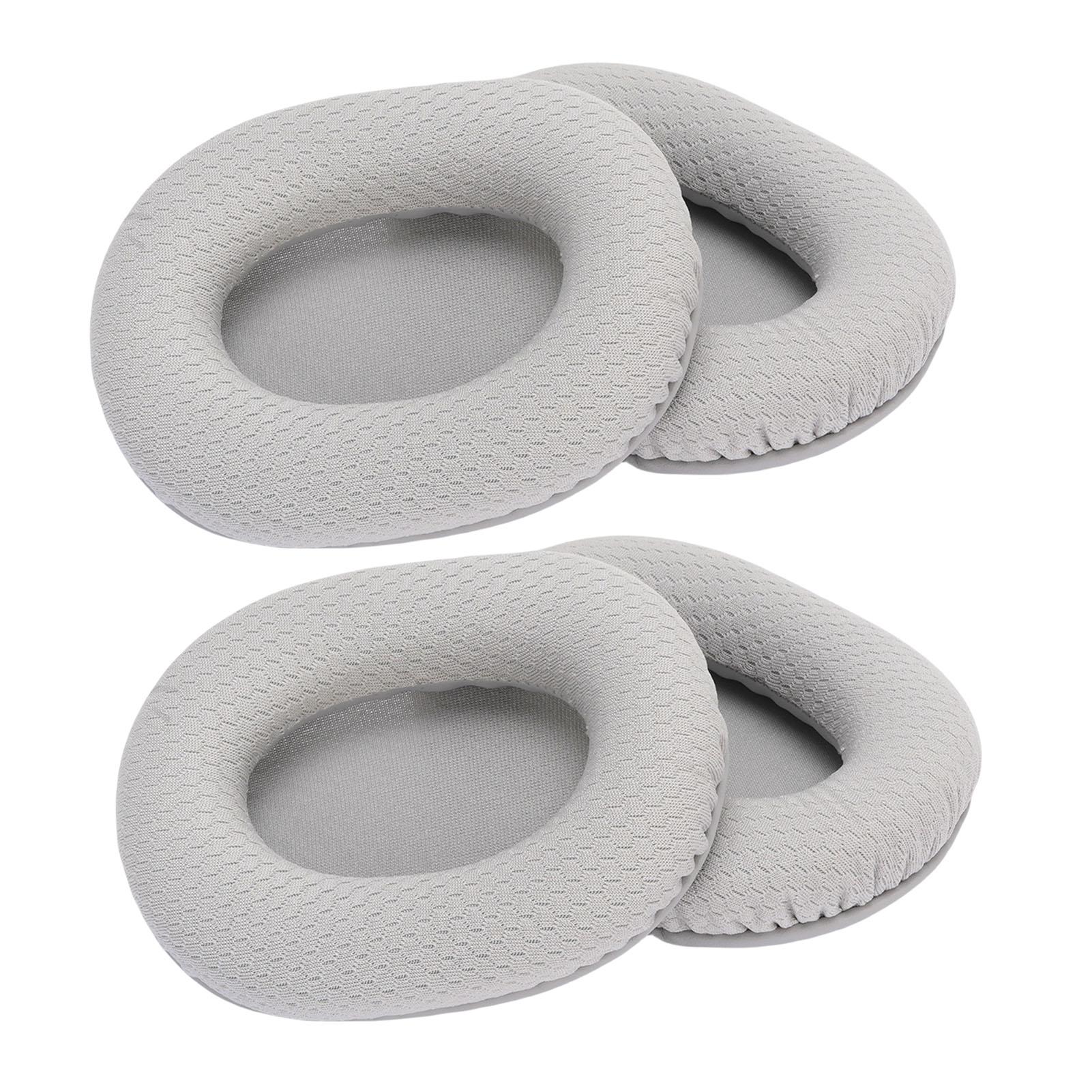 

2 Pairs Headphone Ear Cushions Fit for Barracuda X Chroma Headset Noise Isolation Breathable Ear Pads Replacement сірий