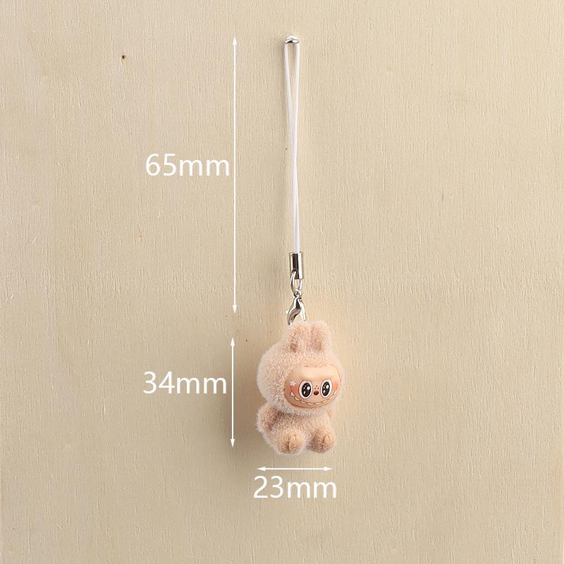 1pc Plush Doll Keychain Pendant Small Doll Bag Pendant Creative Small Gift Pendant