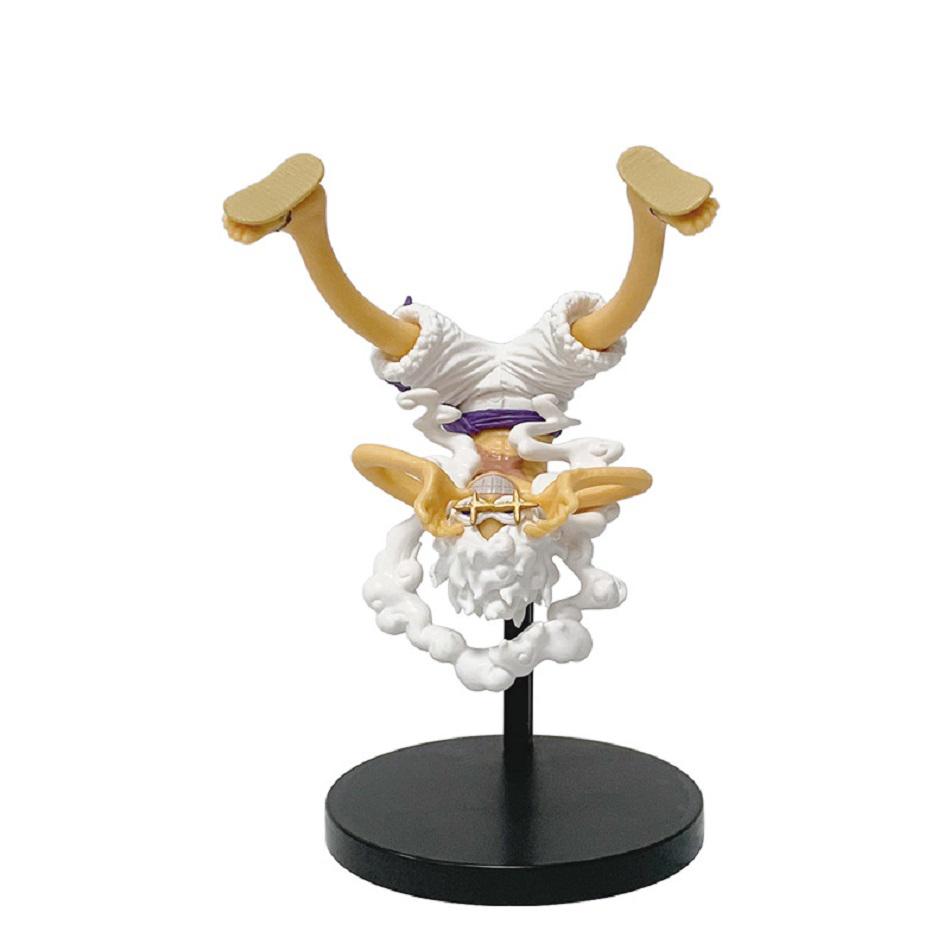 18CM/3pcs One Piece Anime Peripheral Figure Nika form Gear Five Monkey D Luffy Figures Doll Statue Pvc Model Toy Christmas Gifts