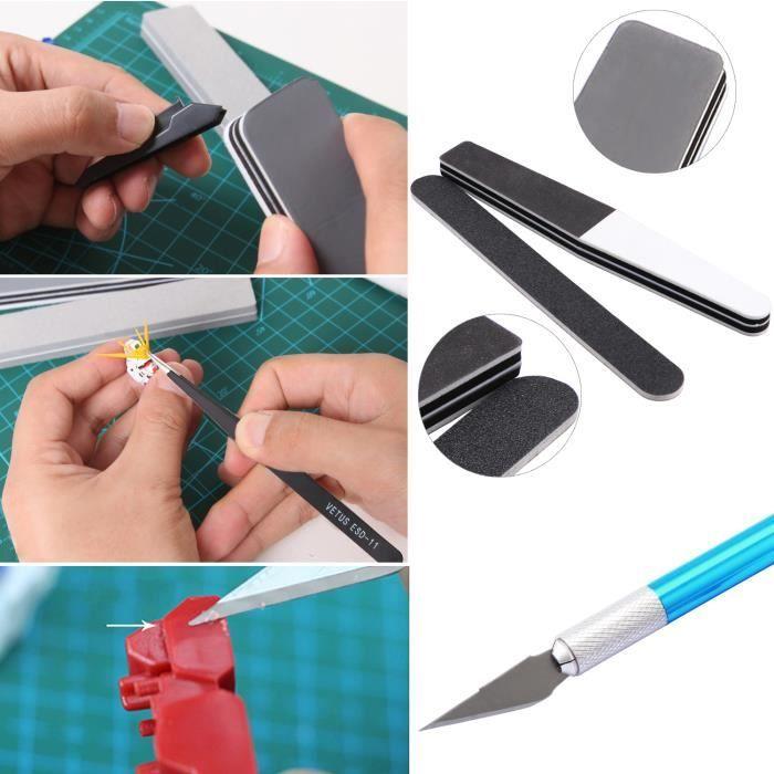 Outils pour Maquette Gundam - Hobby Building Craft Set DIY Construction et Réparation du Modèle - 21pcs