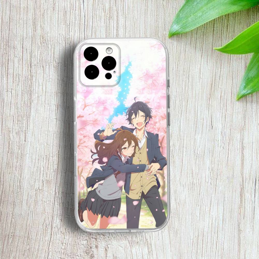 H-Horimiya Anime Phone Case For iPhone 17,16,15,14,13,12,11 Pro,Max,Plus,X,XS,XR,SE4,E Mini Transparent Soft Cover