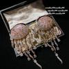 Elegant Jellyfish Drop Earrings With Cloud Gold Plated Zirconia Dangle Women Vintage Royal Style
