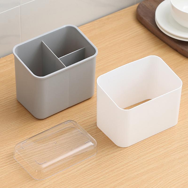 Escorredor de plástico para colher, pauzinho, colher, suporte de armazenamento, dreno multifuncional, camada dupla, faca, garfo, rack de drenagem, ferramentas de cozinha