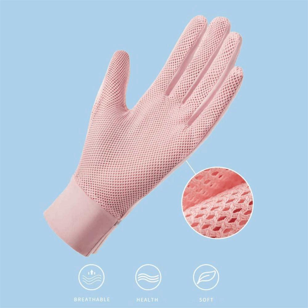 Touch Screen Sunscreen Gloves Thin Anti-UV Gloves Fashion Cycling Gloves  Cycling Driving Running