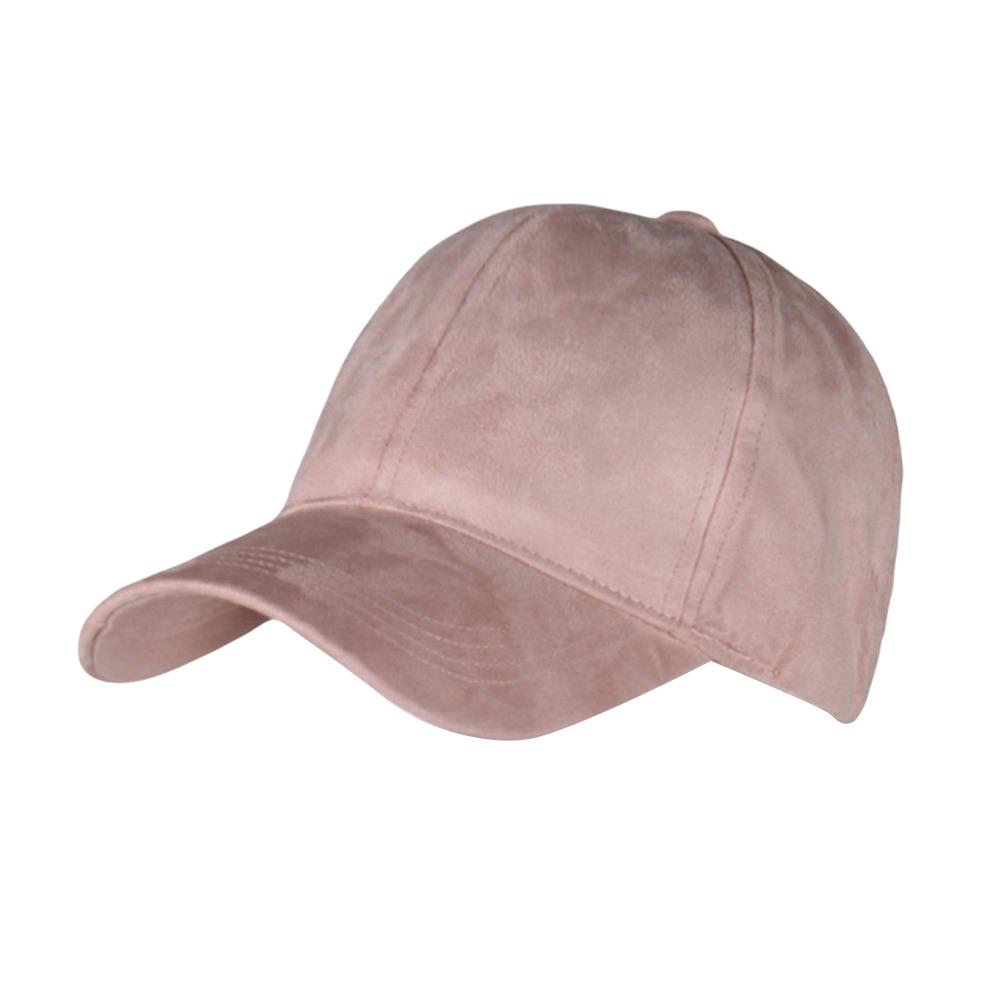 Hip Hop Wildleder Baseballkappen Sonnenschutz Verstellbare Sonnenhut Atmungsaktiv Einfarbig Retro Schirmmütze Freizeitkleidung gray