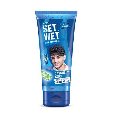 Men Casually Cool Hair Gel 100gm Pack of 1 Medium Hold High Shine Styling