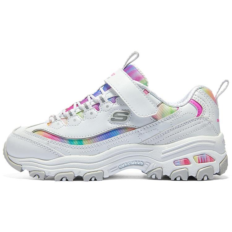 (GS) Skechers DLITES Low White Multi Kids 303905L-WMLT EU 32