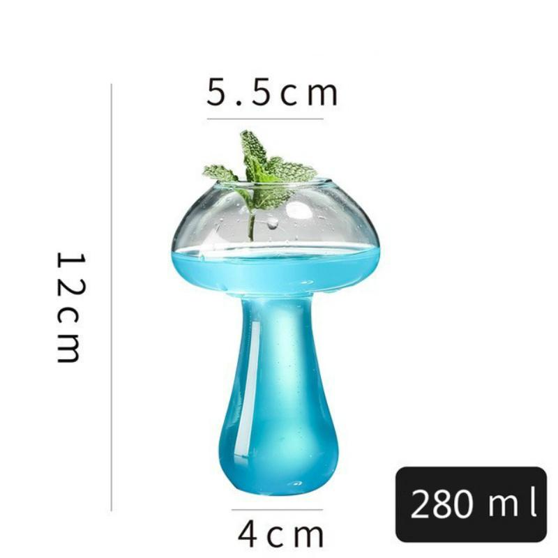 Cocktail Glass Mushroom Cup For Bar Mixologist Bartender Special Mixed Wine Drinkware Wineglass Cold Drink Smoothie Container
