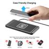 Wireless Car Charger Pad 20W Fast Charging Mat for Phone Non-Slip Cell Phone Charger Waterproof Anti-Slip Silicone Base Home Travel Wireless Pad