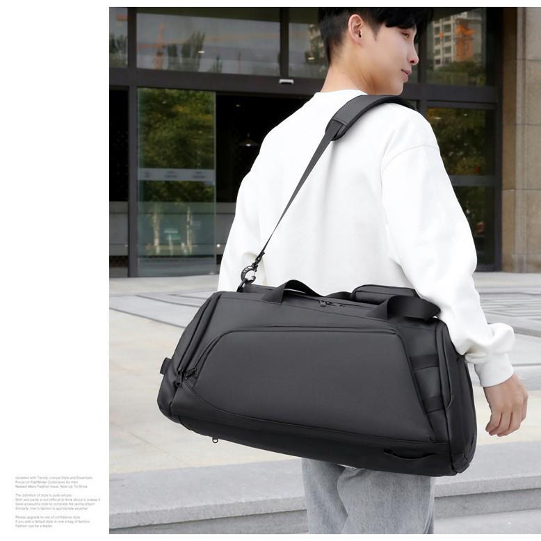 Versatile Large Capacity Travel Bag: Dry/Wet Separation, Crossbody, Handbag, Fitness & Business Backpack