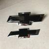 2pcs for 2013-2015 Malibu Front & Rear Black Bowtie Emblem
