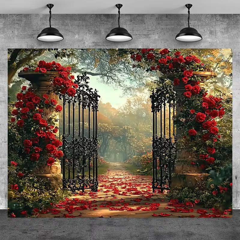 2D Romantic Floral Woodland Bedroom Tapestry 47.2x31.5inch/120*80cm
