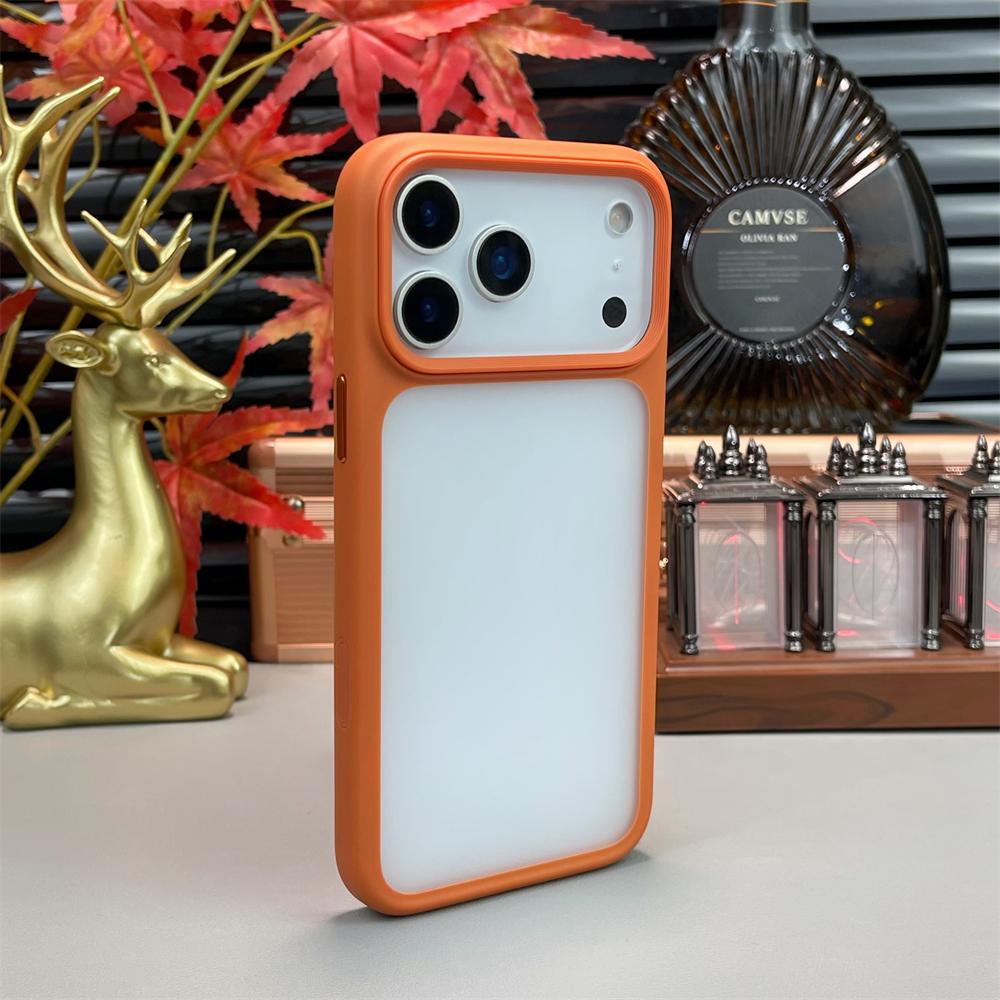 Coque Mate en TPU Transparent Pour iPhone 17 Air 17 Pro Max Bouton de Contrôle de la Caméra Anti-choc Pare-chocs Transparent Housse Arrière en Silicone
