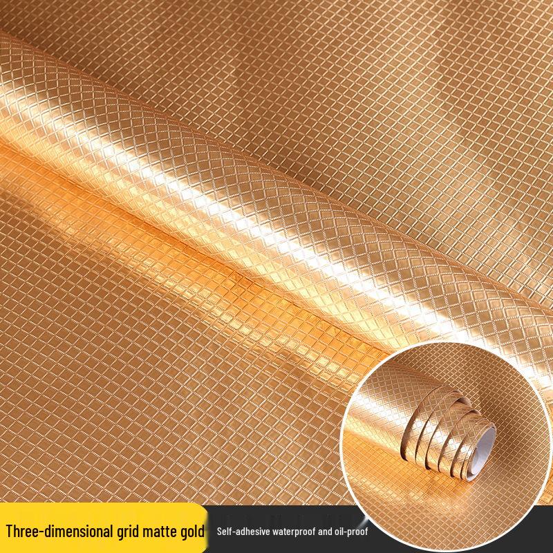 Waterproof Fireproof Oil-Proof Aluminum Tile Sticker for Kitchen Surfaces