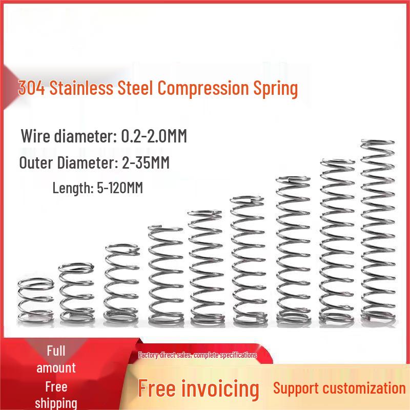 Alternative MI Smi Stainless Steel Compression Spring UTT/UBB Models 3/4/5/6/8/10/13/16/20 - 5102436 UTT4-5