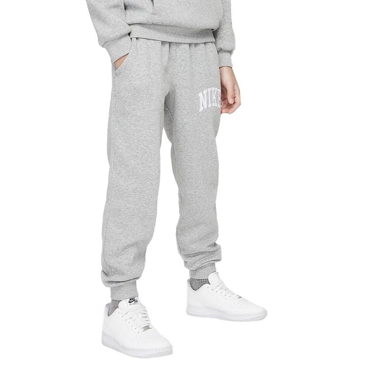 Teenagers Nike Knitted Sweatpants Sportswear Club Gray HJ3159-063
