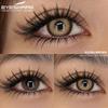 1pair Color Contact Lenses for Eyes Brown Contacts Lenses Fashion Blue Eyes Lenses Yearly Gray Eye Contacts Green Lens