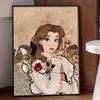Disney Diamond Painting 5D DIY Beauty and the Beast Diamond Painting Art Diamond Painting Kit Adult/Beginner Gift Idea Home Decor