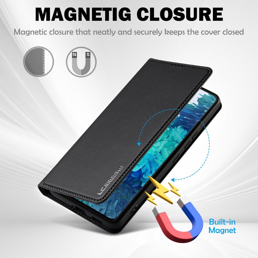 LC.IMEEKE L1 Series for Samsung Galaxy S20 FE 2022/S20 FE 5G/S20 FE/S20 Lite Case Leather Wallet Stand Phone Cover
