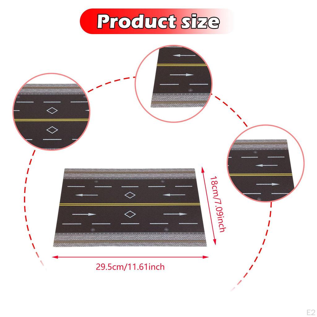 1/64 Highway Scene Model Diecast Car Garage Pad Diorama,Background,Nonslip,Layout, Scene,Parking Lot