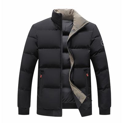 Stehkragen Warmer Baumwollmantel für Herren im Herbst und Winter Neue lockere und vielseitige Freizeitjacke für Herren Daunenbaumwollmantel für Herren