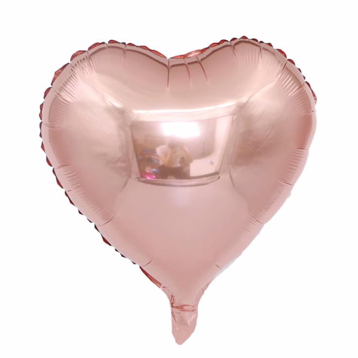 10inch Five-pointed Star Heart Foil Balloons White Black Pentagram  Balloon Kids Toy Wedding Birthday Party Decoration