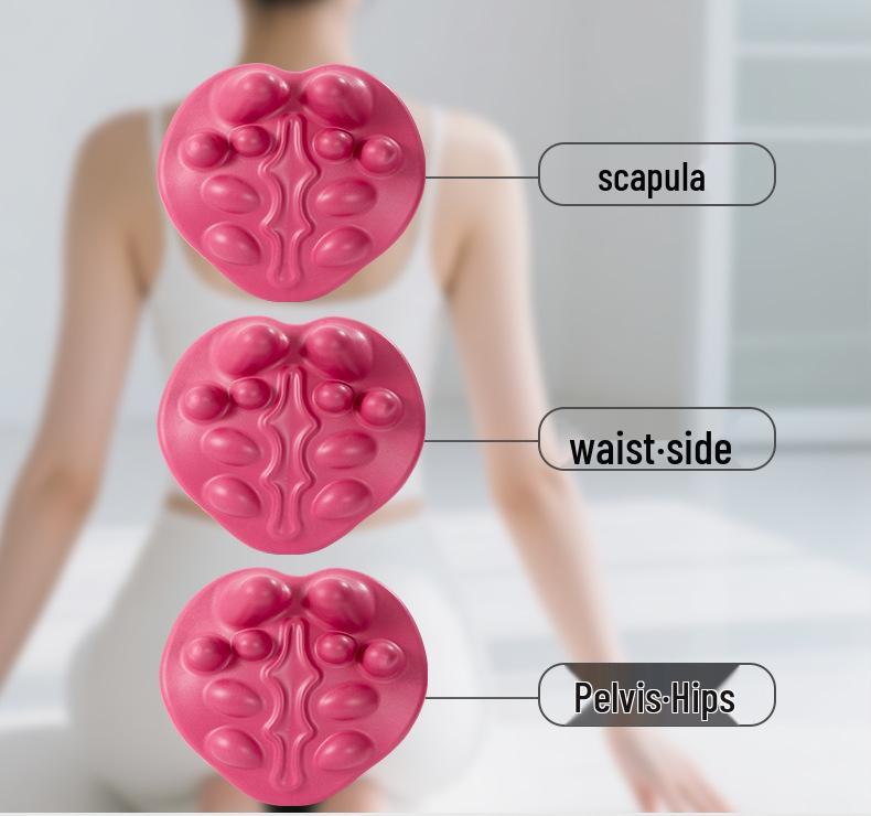 EVA Acupressure Massage Pillow & Mat for Cervical Spine, Shoulder Blade, and Neck Relief