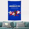 Amerika bei 250 Patriotischer Wandteppich Freiheitsstatue Sterne Wandbehang für Wohnzimmer Schlafsaal Patriotische Heimdekoration