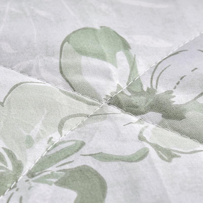 Trapunta estiva Hengyuanxiang Green Blossom 100% cotone