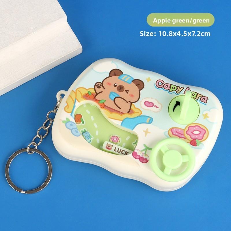 Bear Capybara Cute Cartoon Printed Steering Wheel Challenge Game Pendant Console